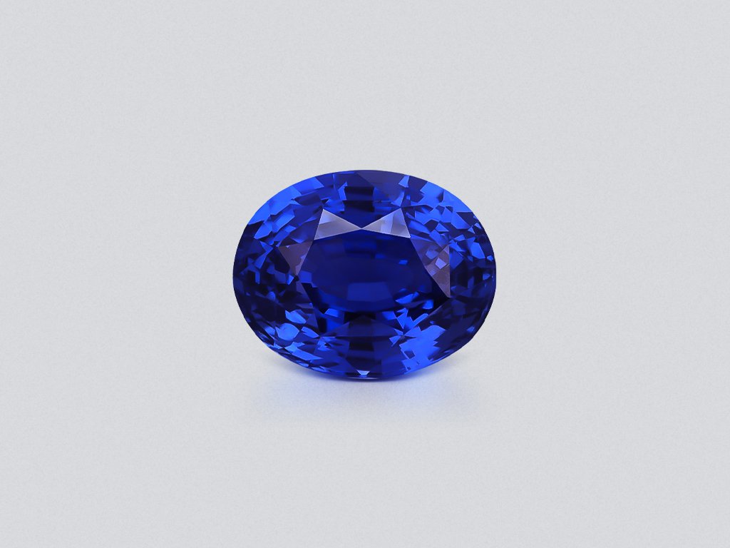 Unheated sapphire Cornflower Blue oval cut 5.50 carats, Sri Lanka Image №1