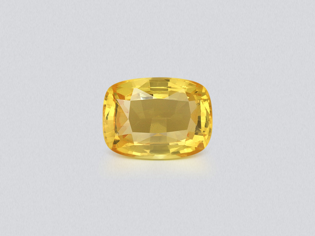 Saphir jaune taille coussin de 1,13 carat, Madagascar Image №1