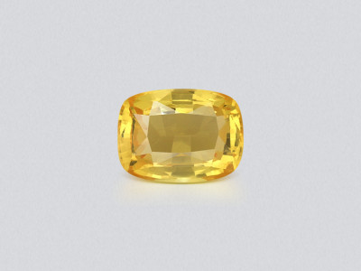 Saphir jaune taille coussin de 1,13 carat, Madagascar photo