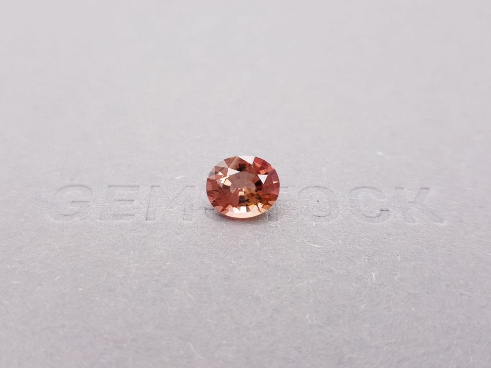Orange-pink oval cut tourmaline 2.26 ct Image №1
