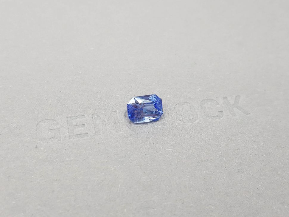Unheated light blue radiant-cut sapphire 2.53 ct, Sri Lanka Image №2