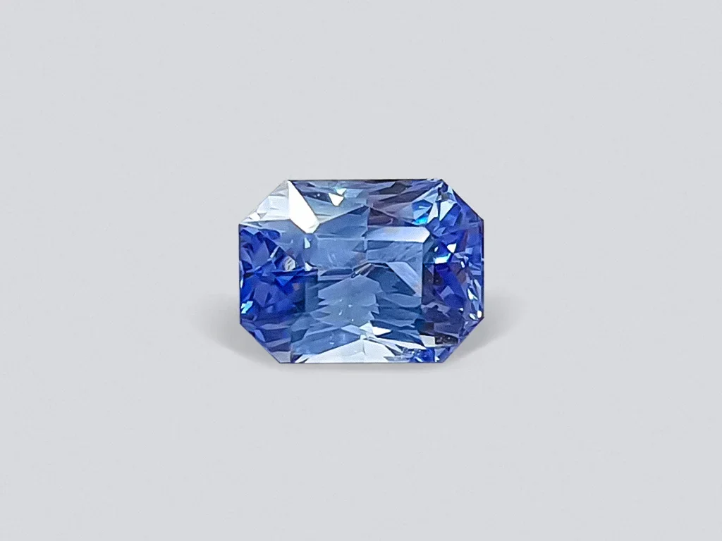 Unheated light blue radiant cut sapphire 2.53 ct, Sri Lanka Image №1