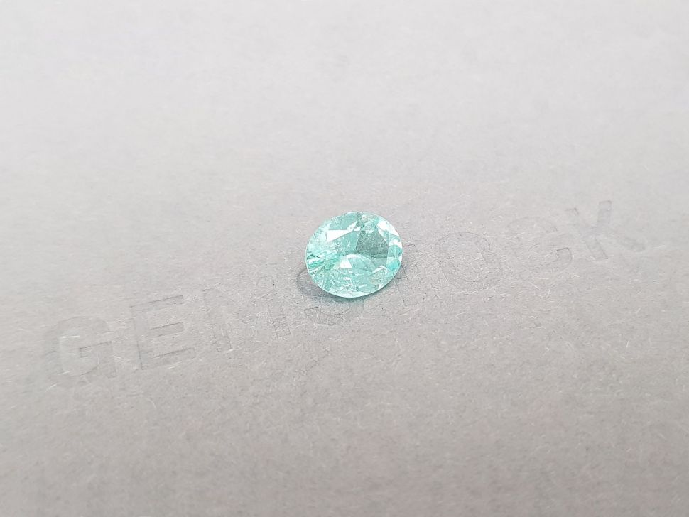 Paraiba tourmaline in oval cut 1.51 ct, Mozambique Image №2