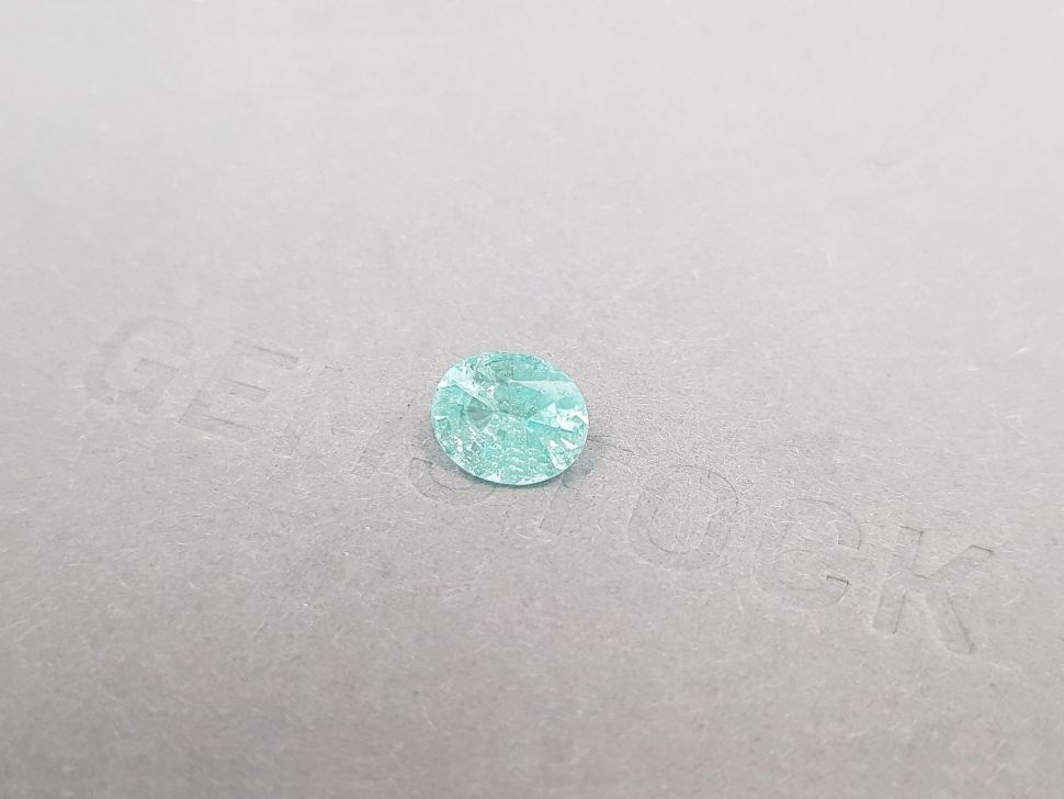 Paraiba tourmaline in oval cut 1.51 ct, Mozambique Image №3