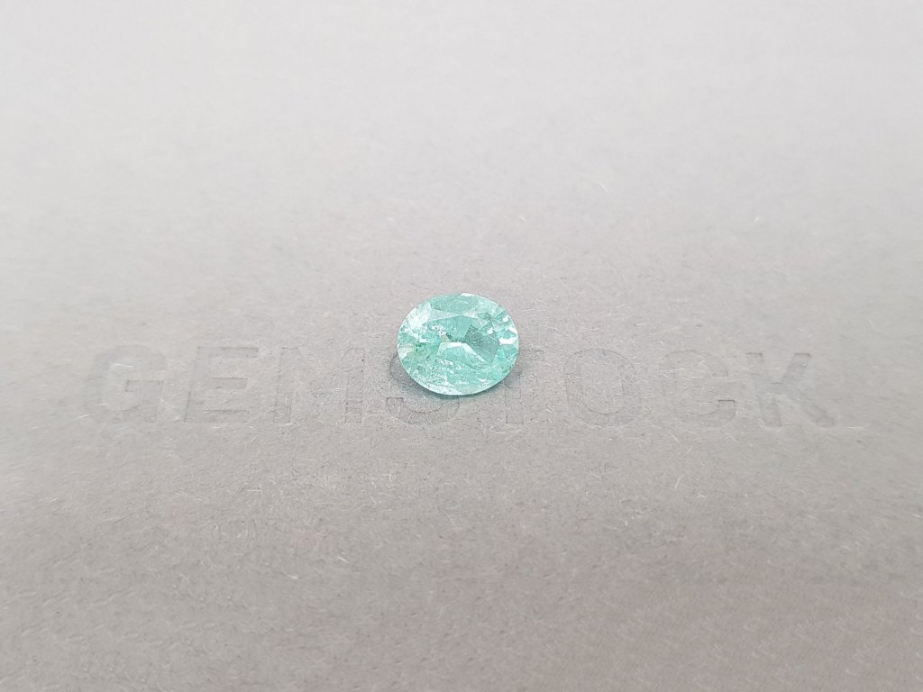 Paraiba tourmaline in oval cut 1.51 ct, Mozambique Image №1