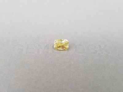 Unheated radiant cut yellow sapphire 2.10 ct, Sri Lanka photo