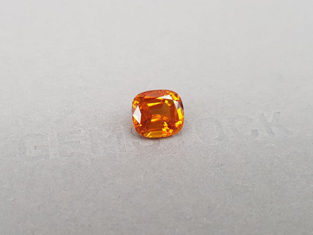 Rare top quality clinohumite in cushion cut 3.74 ct, Afghanistan Image №2