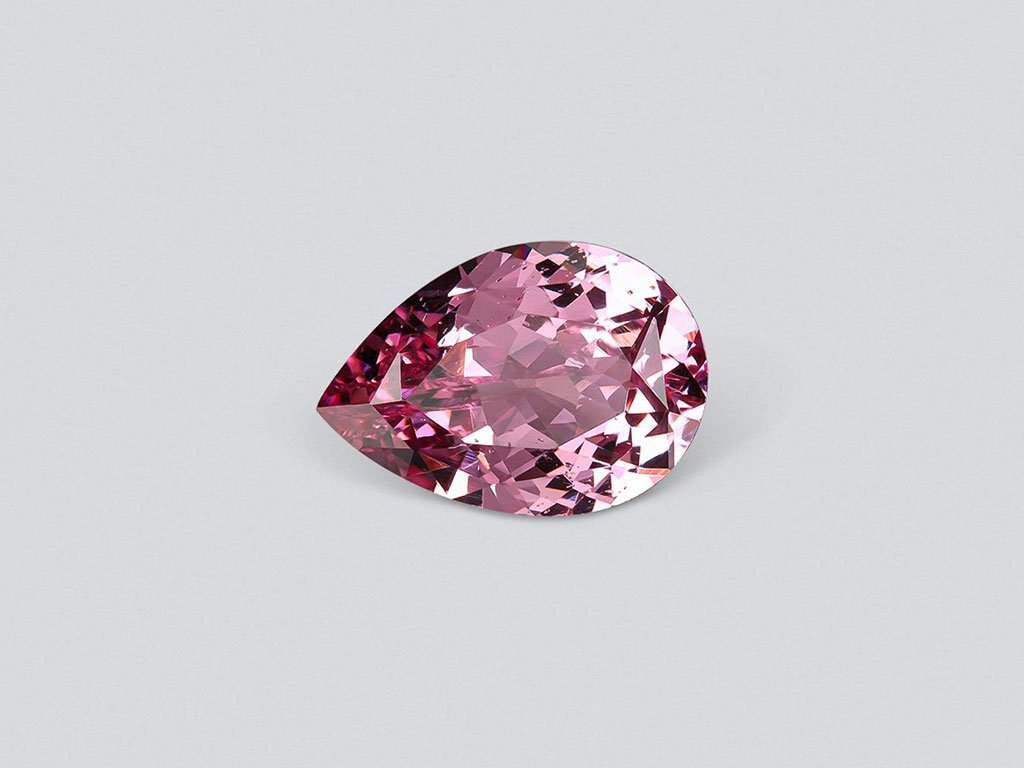 Rare Pamir pink spinel in pear cut 1.40 ct Image №1