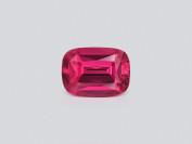 Spinelle Mahenge Vibrant Rose-Rouge taille coussin 3,06 carats, Tanzanie 