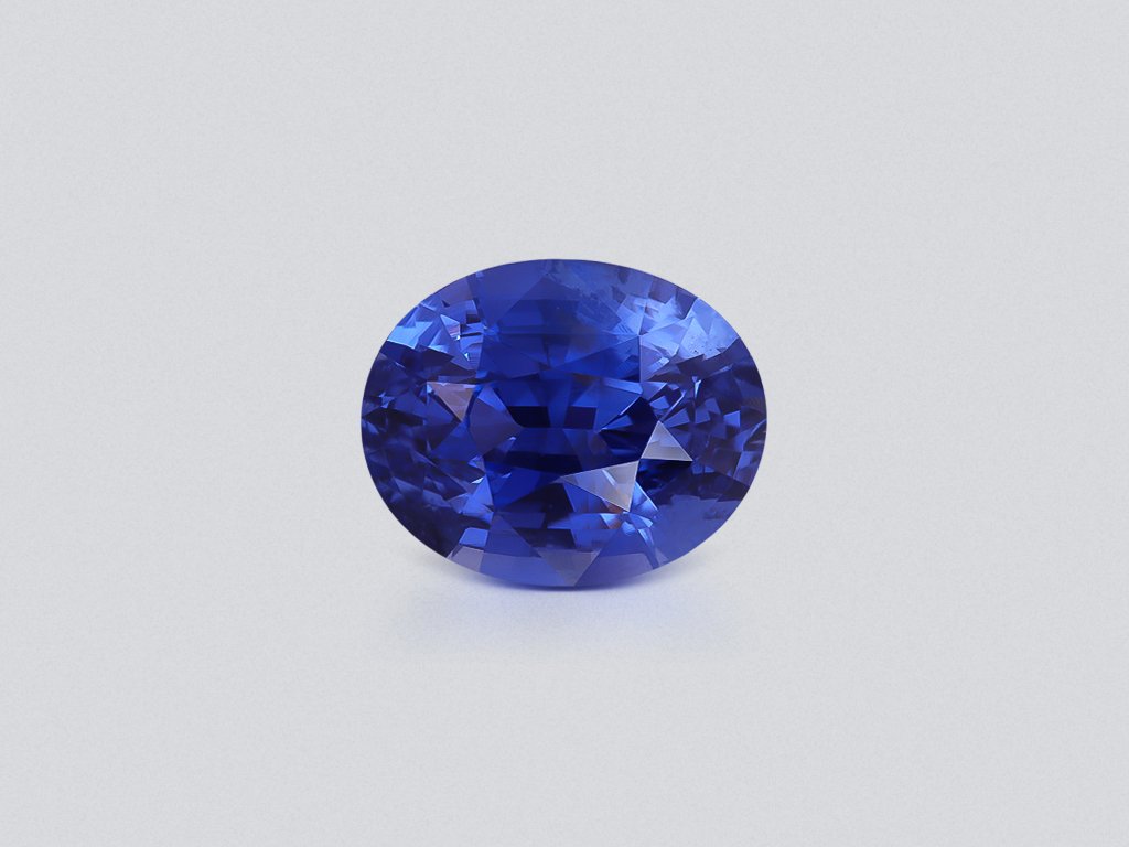 Unheated sapphire Cornflower Blue oval cut 3.05 carats, Sri Lanka Image №1