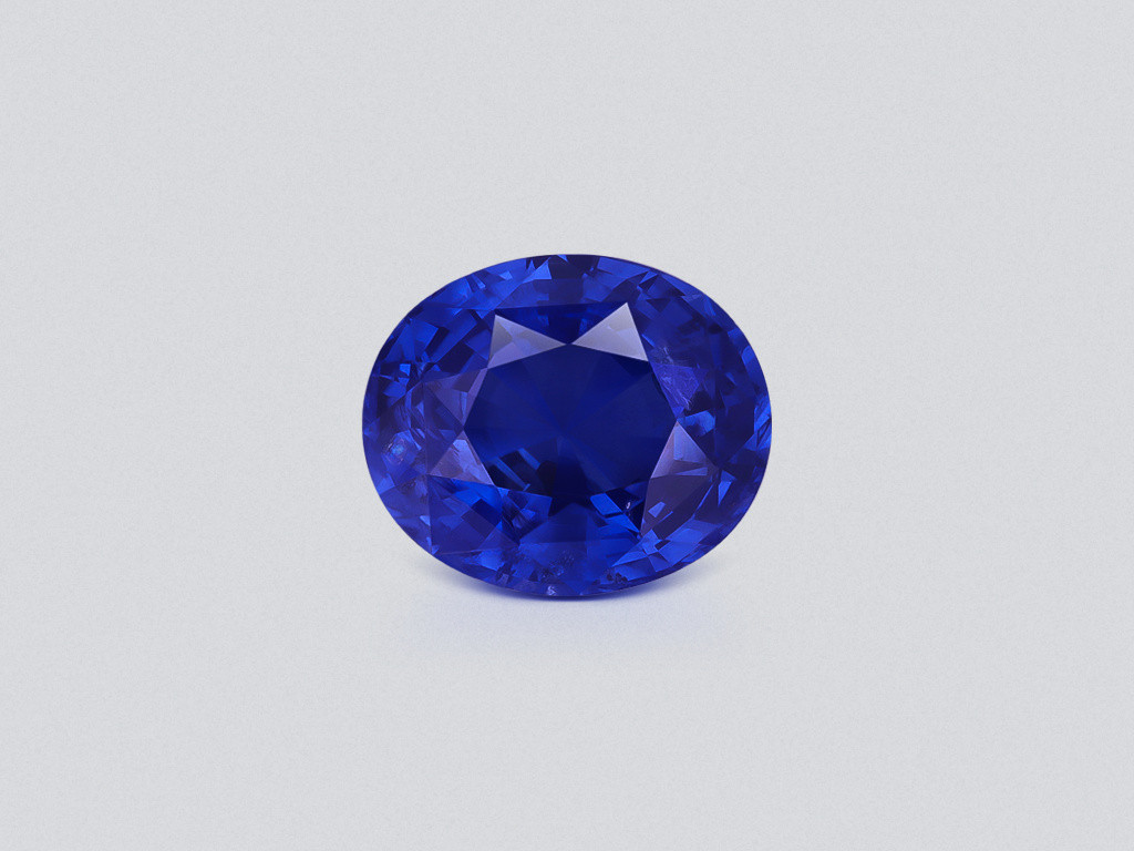 Saphir bleu taille ovale de 5,80 ct, Sri Lanka Image №1