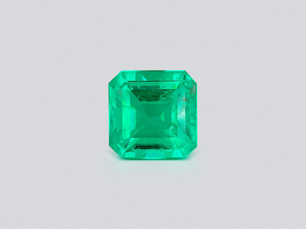 Emerald Intense Green octagon cut 2.94 carats, Colombia Image №1