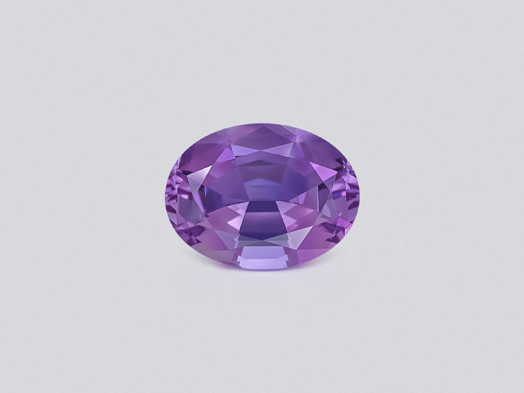 Amethyst high precision oval cut 8.78 carats , Brazil Image №1