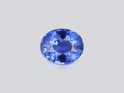 Saphir bleu taille coussin non chauffé de 2,05 carats, Sri Lanka photo