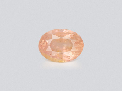 Onverhitte Padparadscha saffier oval geslepen 10,90 karat, Sri Lanka photo