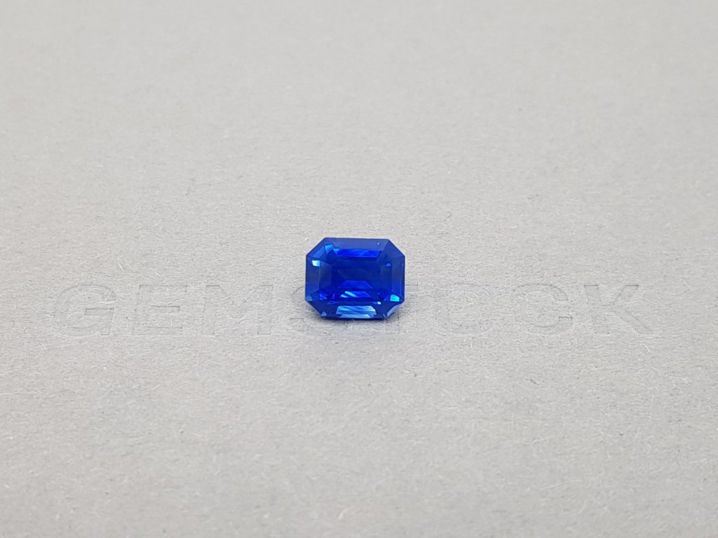 Bright rare Electric blue sapphire 2.73 ct, Sri Lanka Image №1