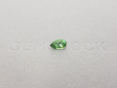 Pear-cut green tourmaline 0.98 ct photo