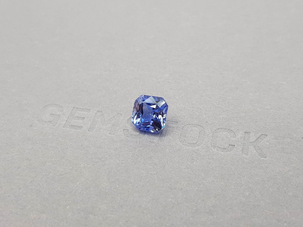 Intense blue radiant cut sapphire 3.08 ct, Sri Lanka Image №2