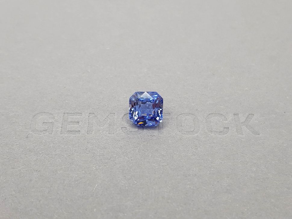 Intense blue radiant cut sapphire 3.08 ct, Sri Lanka Image №1