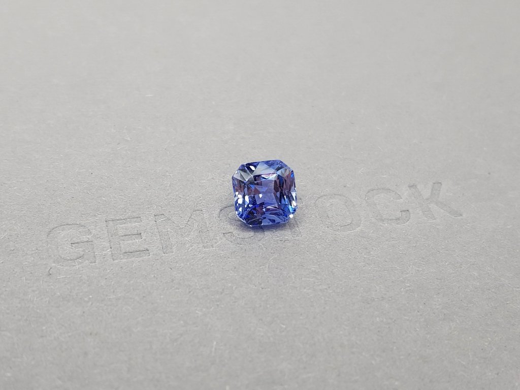 Intense blue radiant cut sapphire 3.08 ct, Sri Lanka Image №3