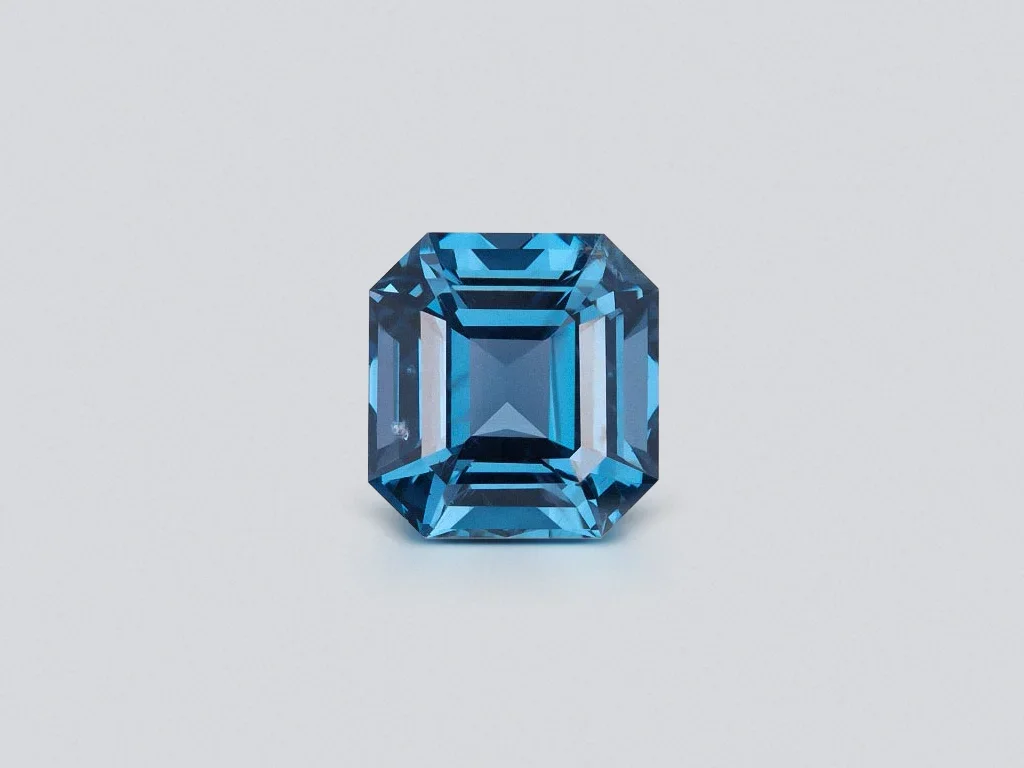 Spinelle de cobalt bleu 1,47 carats, taille octogonale, Tanzanie Image №1