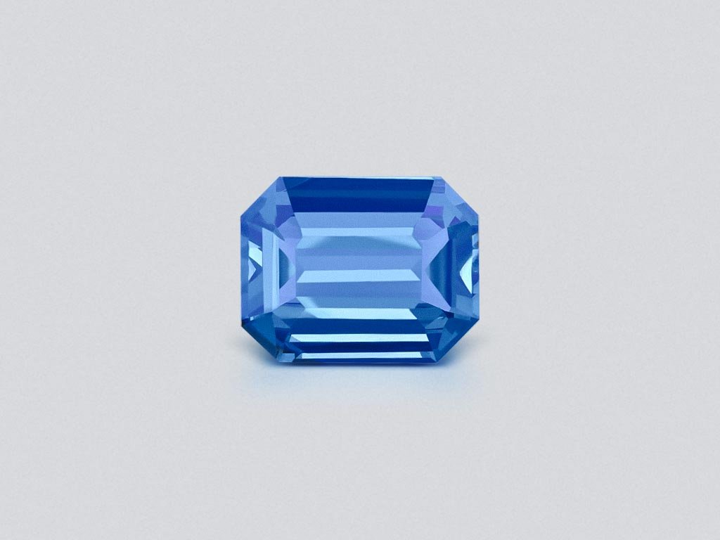 Octagon-cut cobalt blue spinel 1.05 carats, Tanzania  Image №1