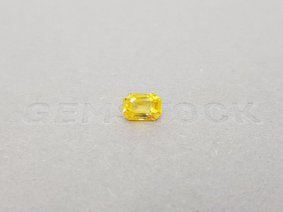Octagon yellow sapphire 2.22 ct, Sri Lanka Image №1