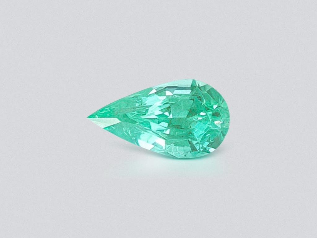 Poire Paraïba Vert Pâle Coupée 1.15 ct Image №1