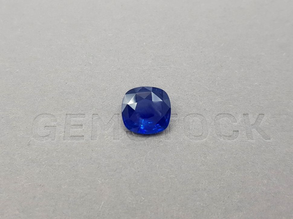 Royal Blue cushion-cut blue sapphire 4.20 ct, Sri Lanka Image №1
