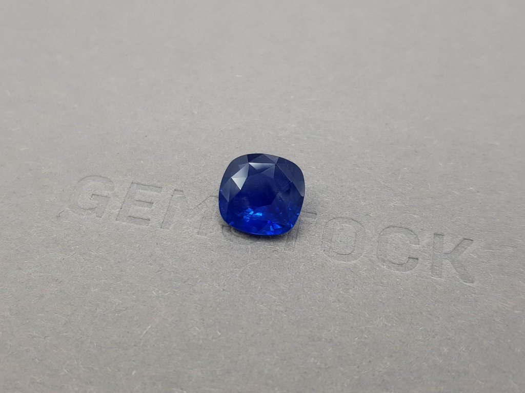 Royal Blue cushion cut blue sapphire 4.20 ct, Sri Lanka Image №2