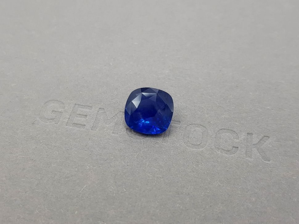 Royal Blue cushion-cut blue sapphire 4.20 ct, Sri Lanka Image №2