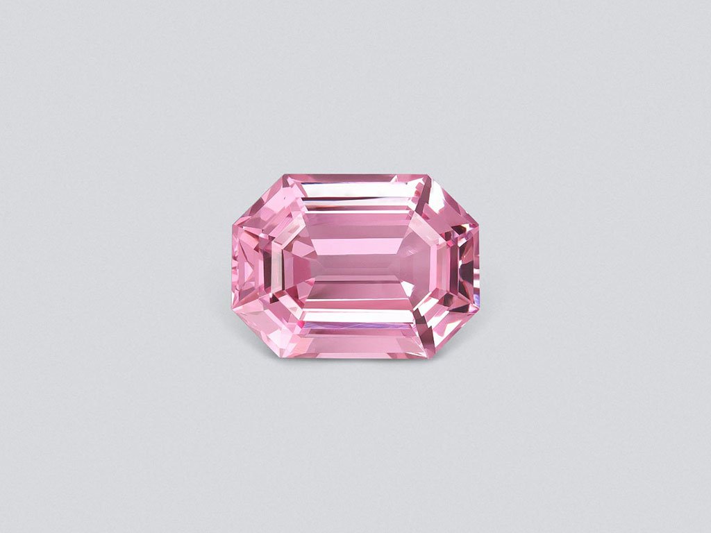 Pink spinel in octagon cut 1.71 ct from Tajikistan Image №1