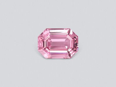 Pink spinel in octagon cut 1.71 ct from Tajikistan photo