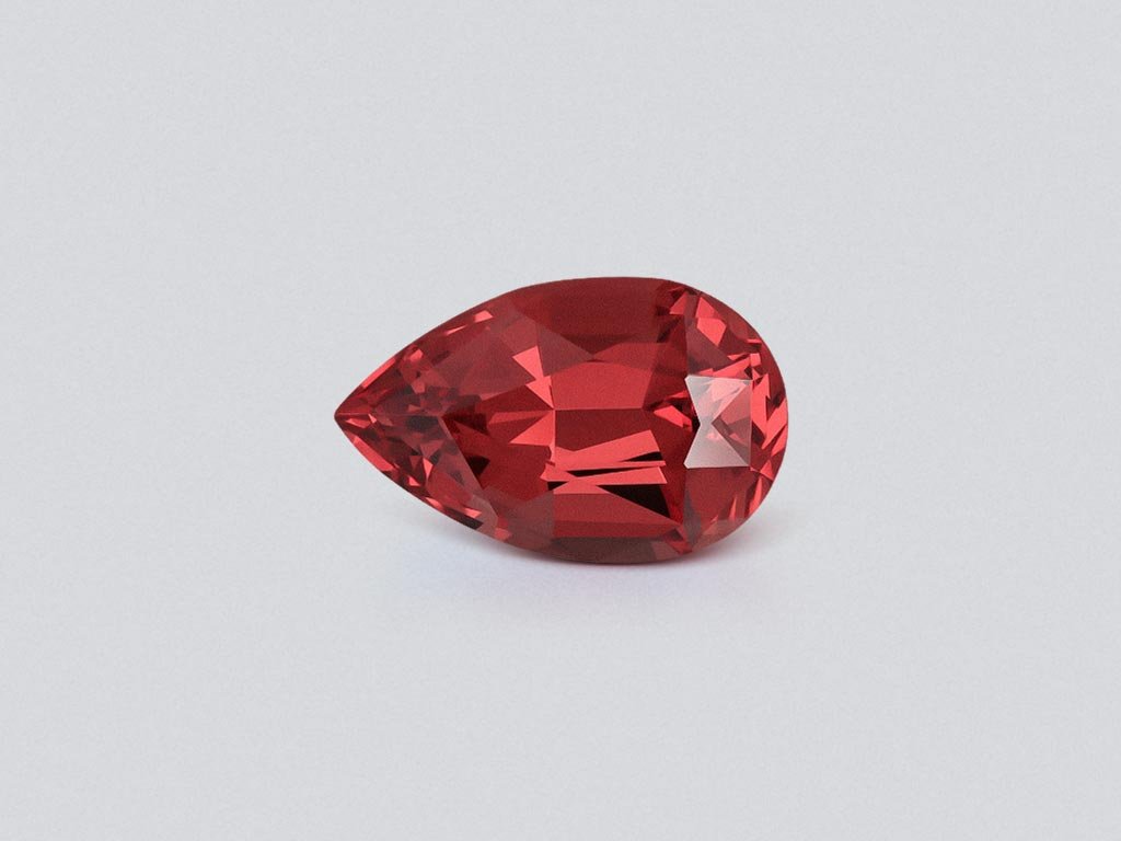Mahenge-Spinell im birnenschliff leuchtend rosa 2,19 carats, Tansania   Image №1