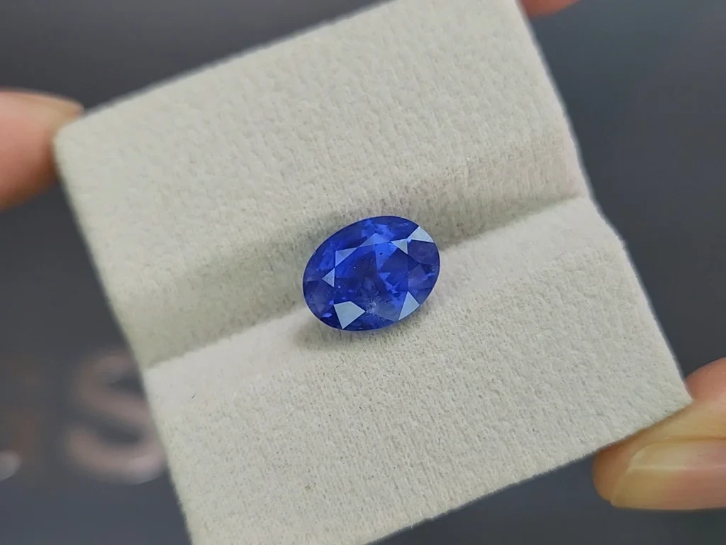 Unbehandelter saphir Cornflower Blue im oval schliff 5,98 karat, Sri Lanka Image №4