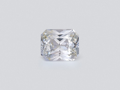 White sapphire radiant cut 2.17carats, Sri Lanka photo