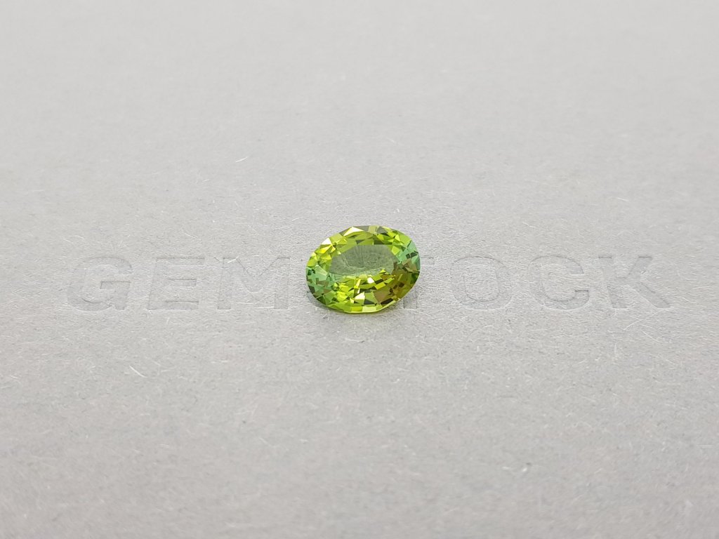 Yellow-green oval cut tourmaline 1.81 ct Image №1