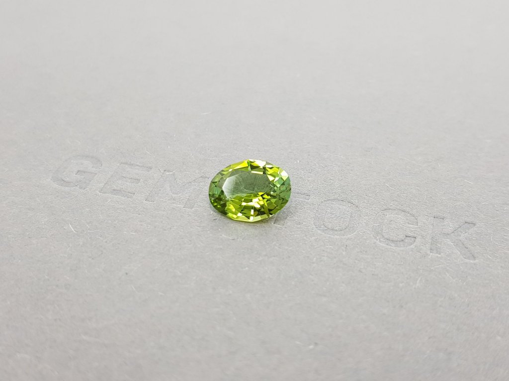 Yellow-green oval cut tourmaline 1.81 ct Image №3