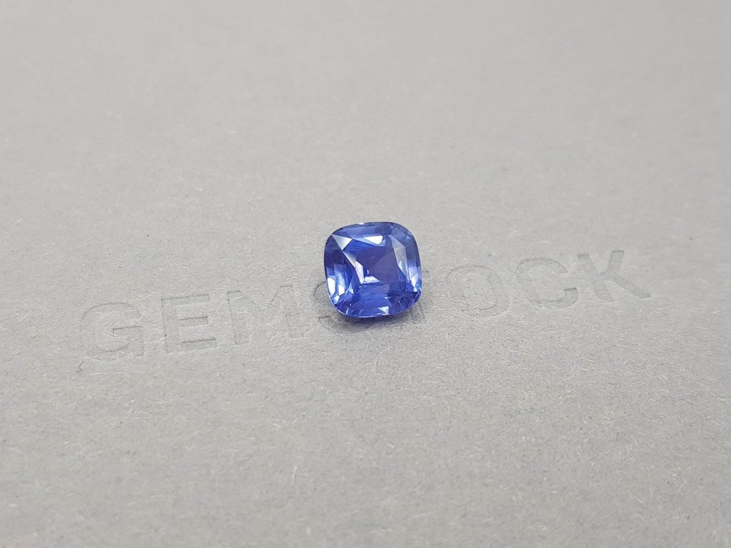 Unheated cushion cut blue sapphire 3.57 ct, Sri Lanka Image №2