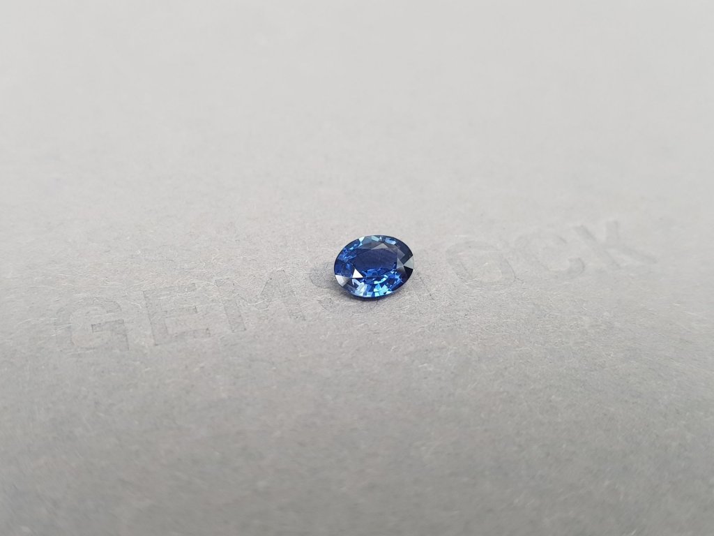 Cornflower blue unheated oval cut sapphire 0.79 ct Image №2