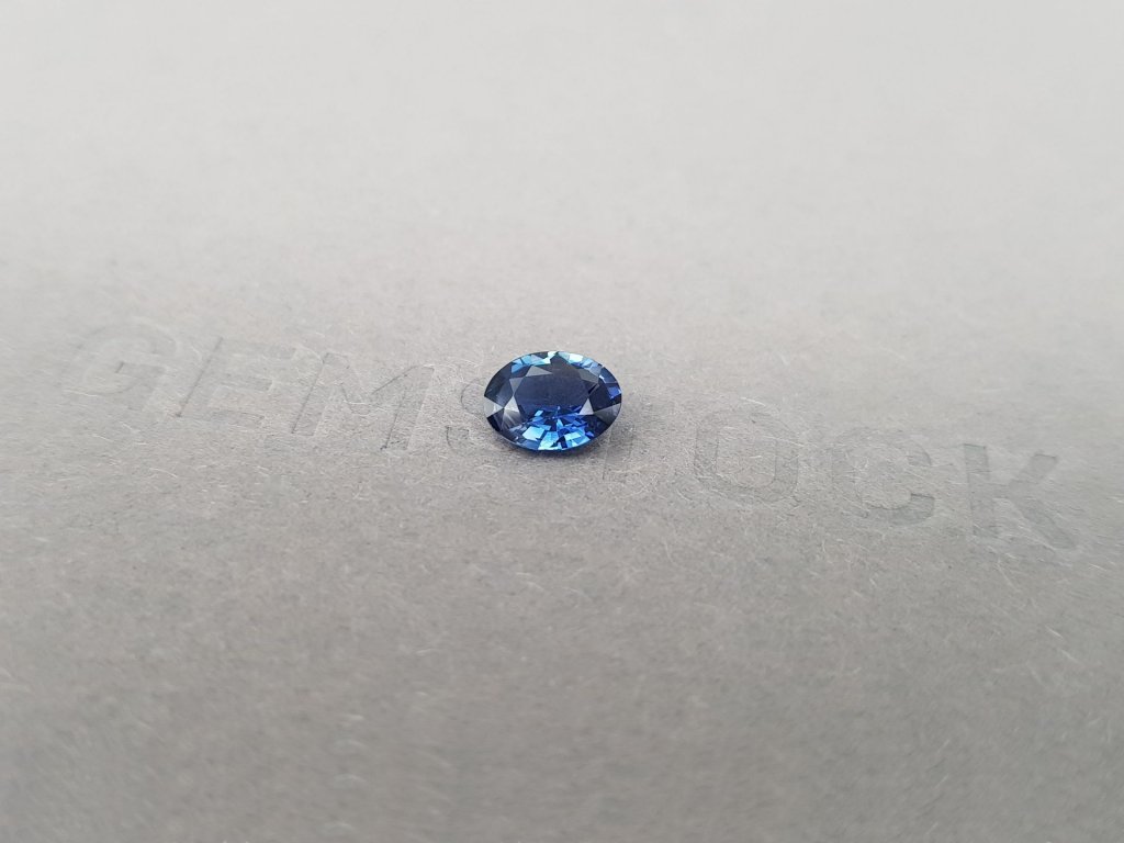 Cornflower blue unheated oval cut sapphire 0.79 ct Image №3