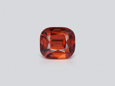 Orange-brown zircon 8.08 carats in cushion cut, Sri Lanka photo