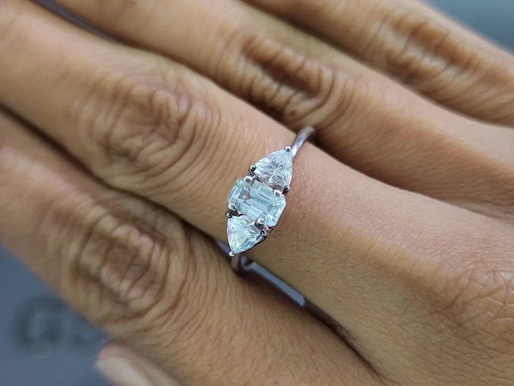 Aquamarine octagon cut 0.61 carats, Madagascar  Image №5