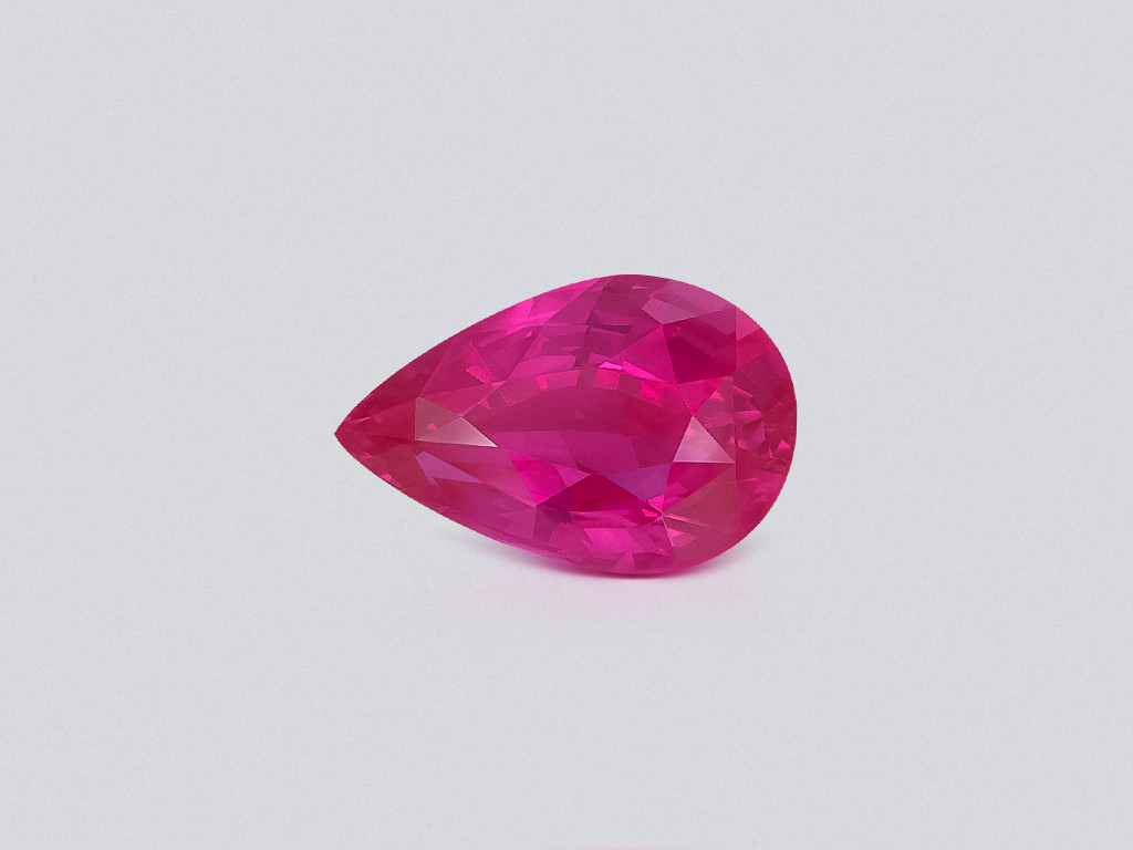 Unheated ruby pink pear cut  5.05 carats, Sri Lanka Image №1