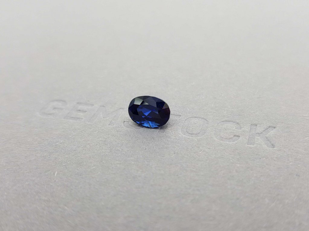 Blue sapphire, oval cut, 2.62 ct, Madagascar Image №2
