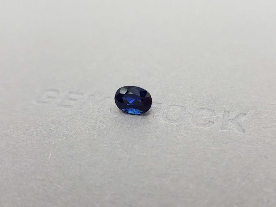 Blue sapphire, oval cut, 2.62 ct, Madagascar Image №2