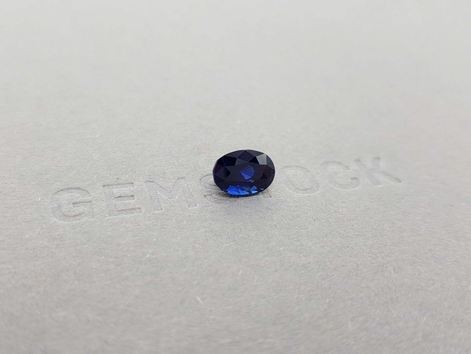 Blue sapphire, oval cut, 2.62 ct, Madagascar Image №3