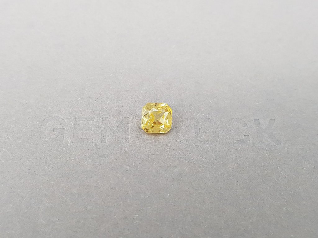 Saphir jaune taille radiant non chauffé 2,01 ct, Sri Lanka Image №1