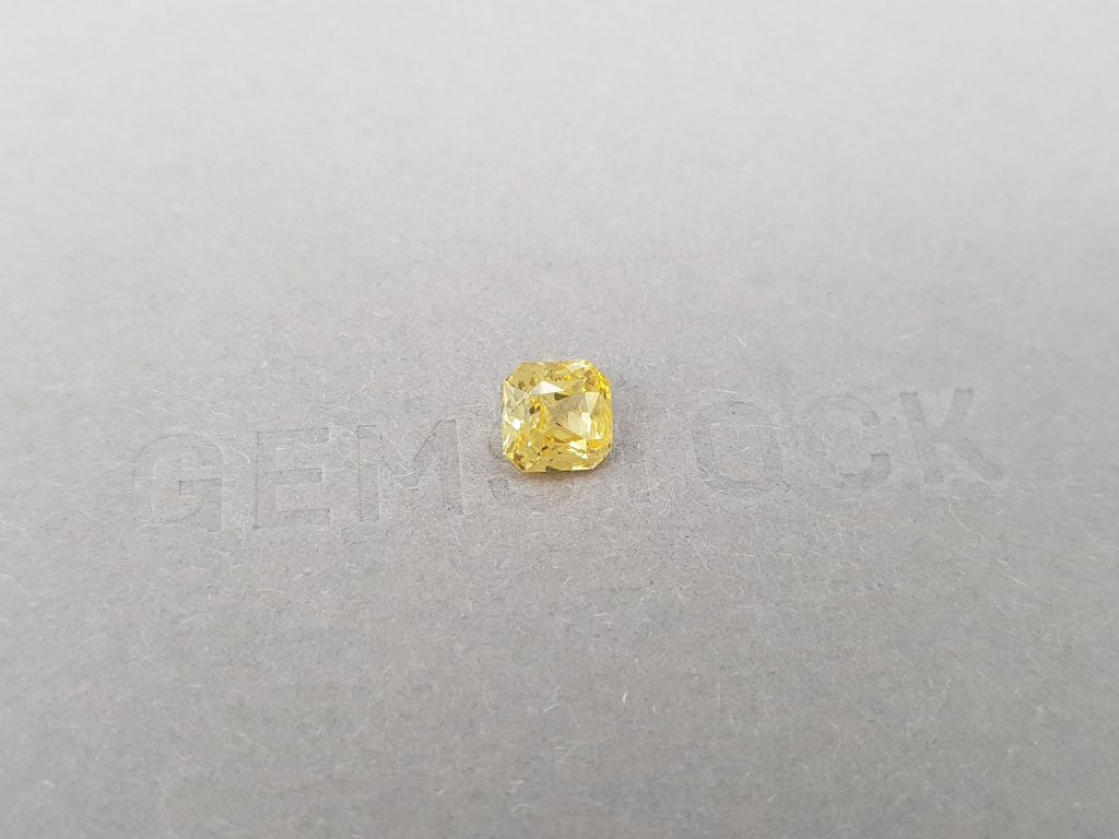 Saphir jaune taille radiant non chauffé 2,01 ct, Sri Lanka Image №2