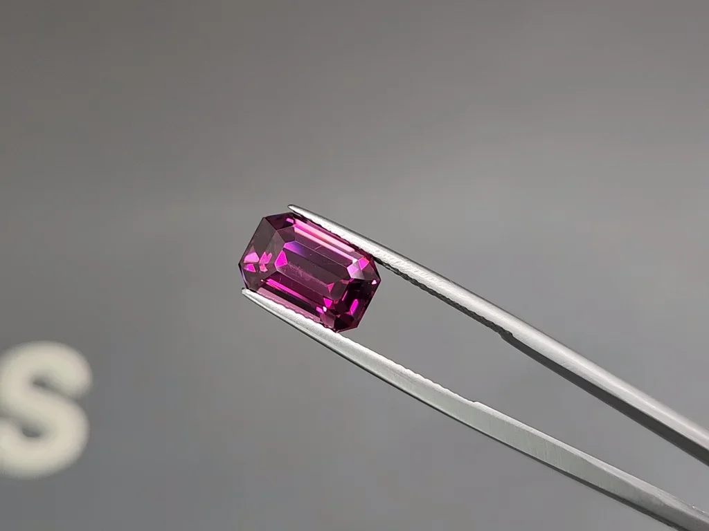 Grenat umbalite violet intense taille octogonale 4,63 carats Image №3